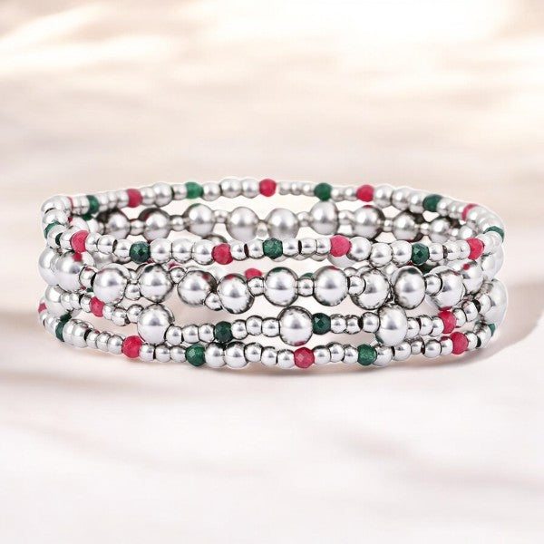Christmas Silver Magic Bracelet Set