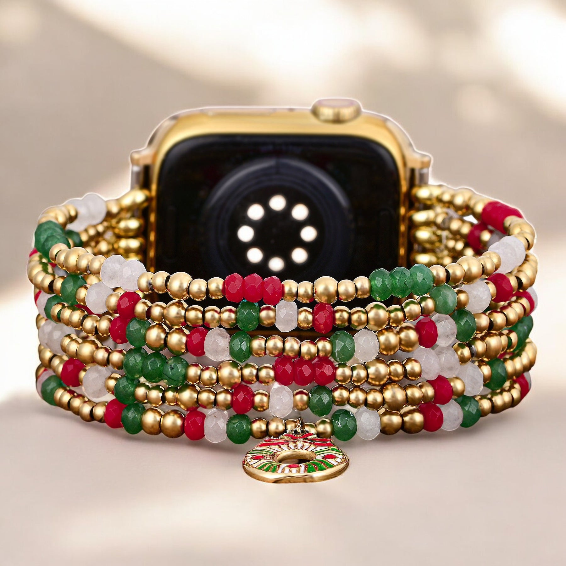 Correa Golden Holly Cheer Stretch Apple Watch