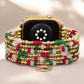 Correa Golden Holly Cheer Stretch Apple Watch