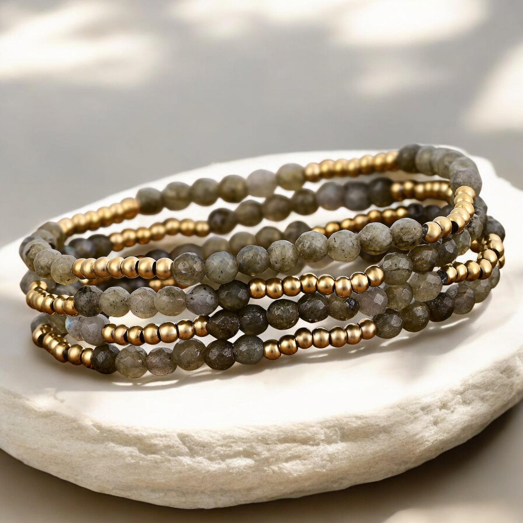 Labradorite Magic Bracelet Set