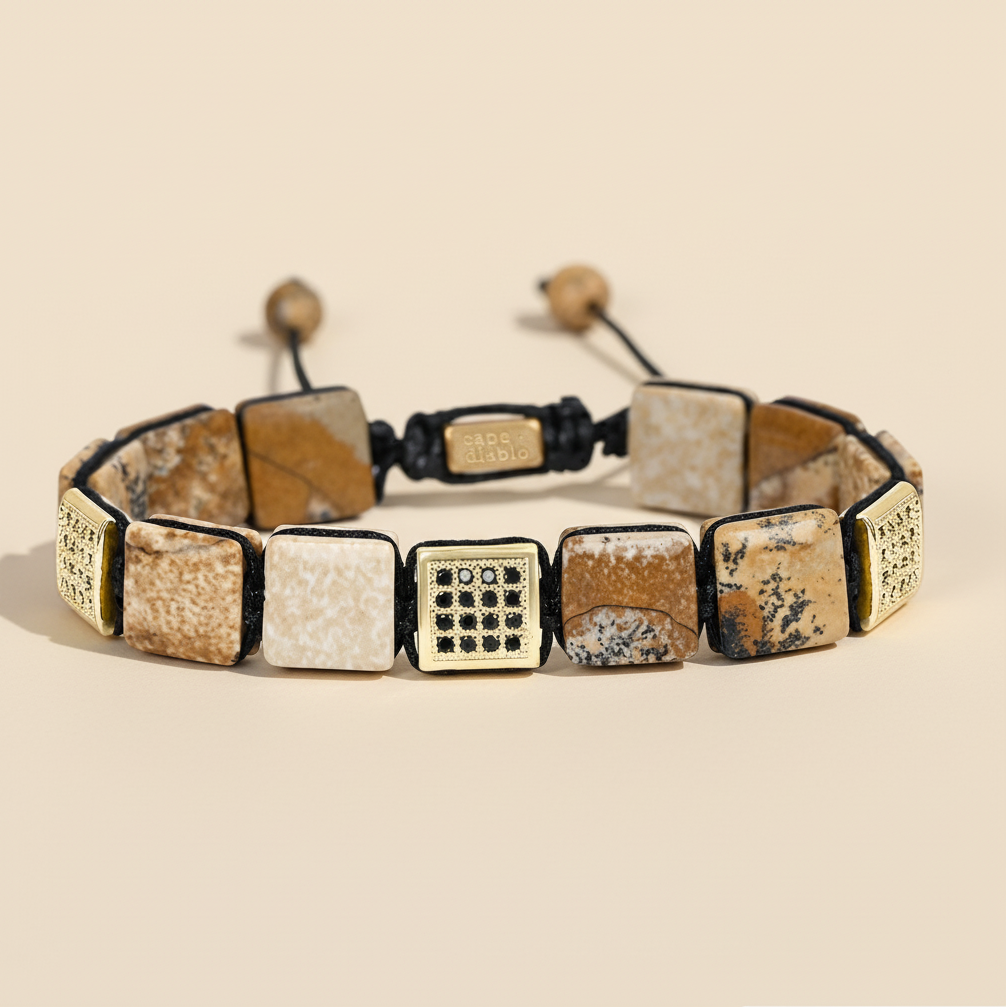 Men’s Picture Stone Bracelet