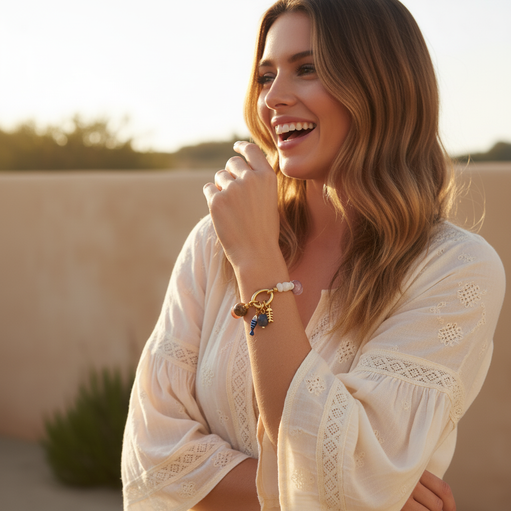 Pulsera con encanto Marea de Amatista