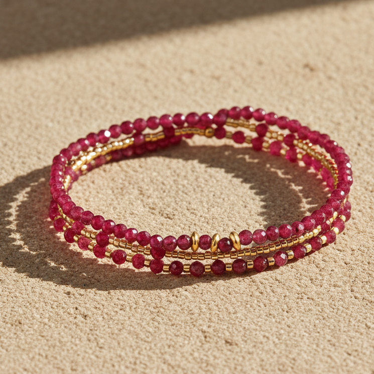 Crimson Dream Multi-Style Bracelet/Necklace