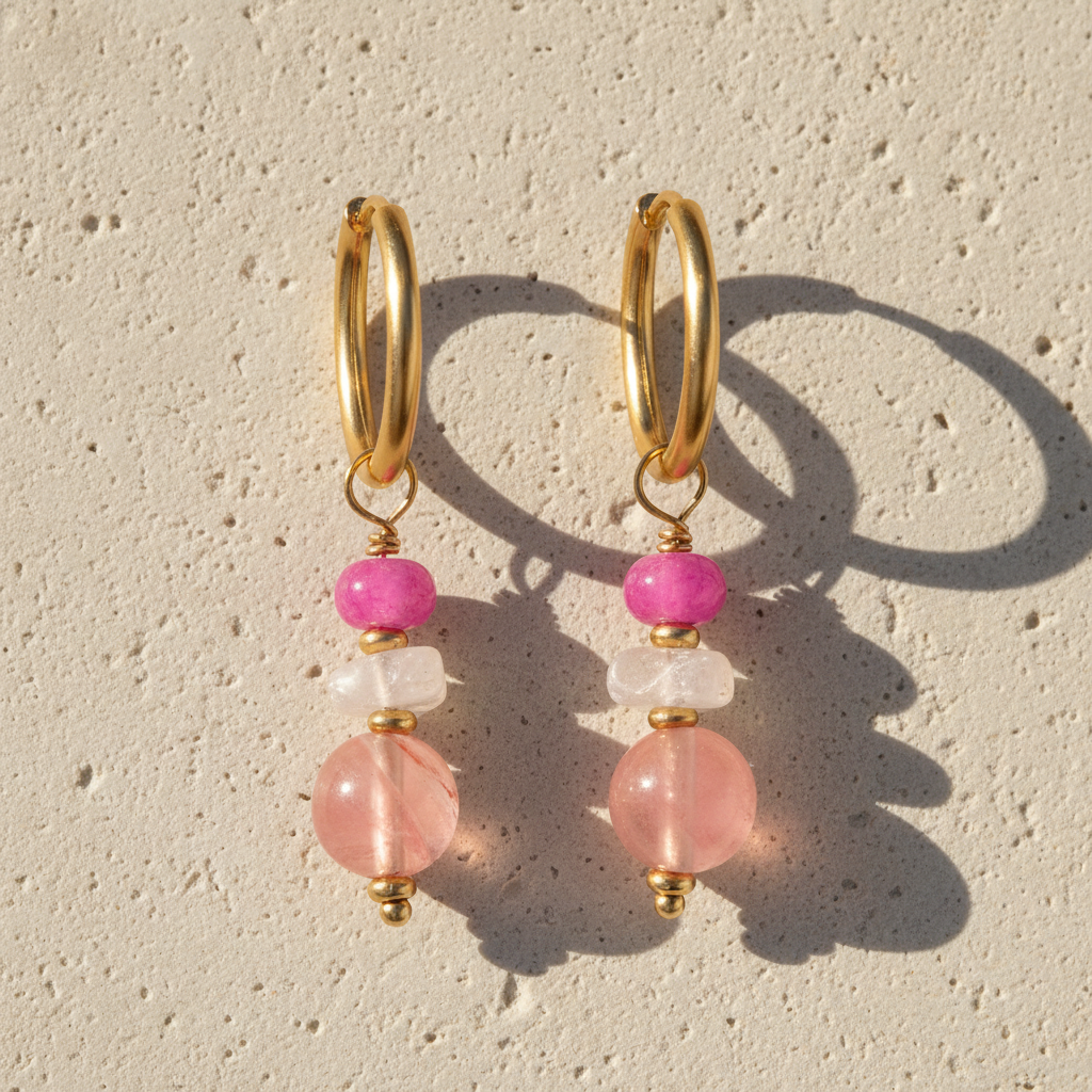 Blush Jade Earrings