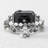 Lunar Luxus Perlen Dehnbares Apple Watch Armband