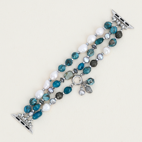 Bohemian Frost Stretch Apple Watch Strap