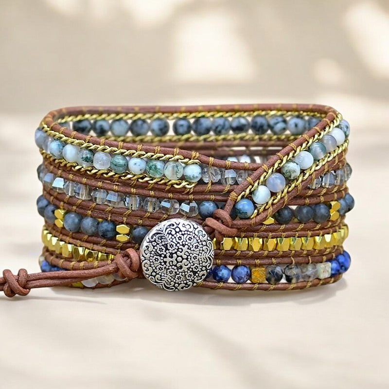 Ethereal Labradorite Wrap Bracelet