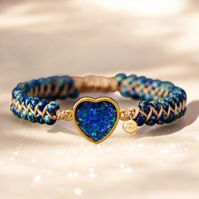 Everlasting Friendship Opal Heart Bracelet