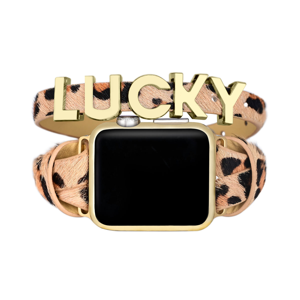 Lucky Safari Leather Apple Watch Strap