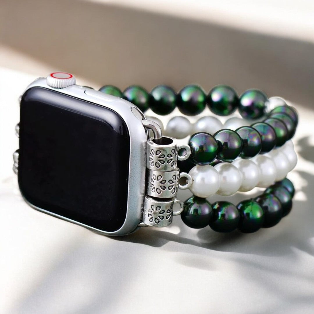 Galaxy Pearl Stretch Apple Watch Strap