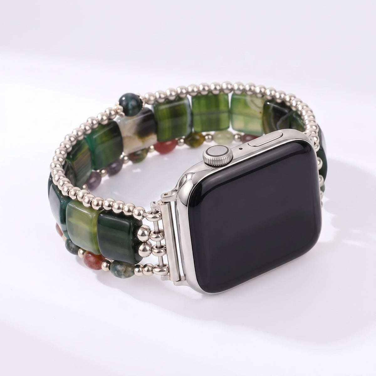 Fierce Grace Tiger's Eye Stretch Apple Watch Armband