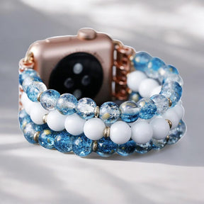 Crystal Jade Frost Stretch Watch Strap