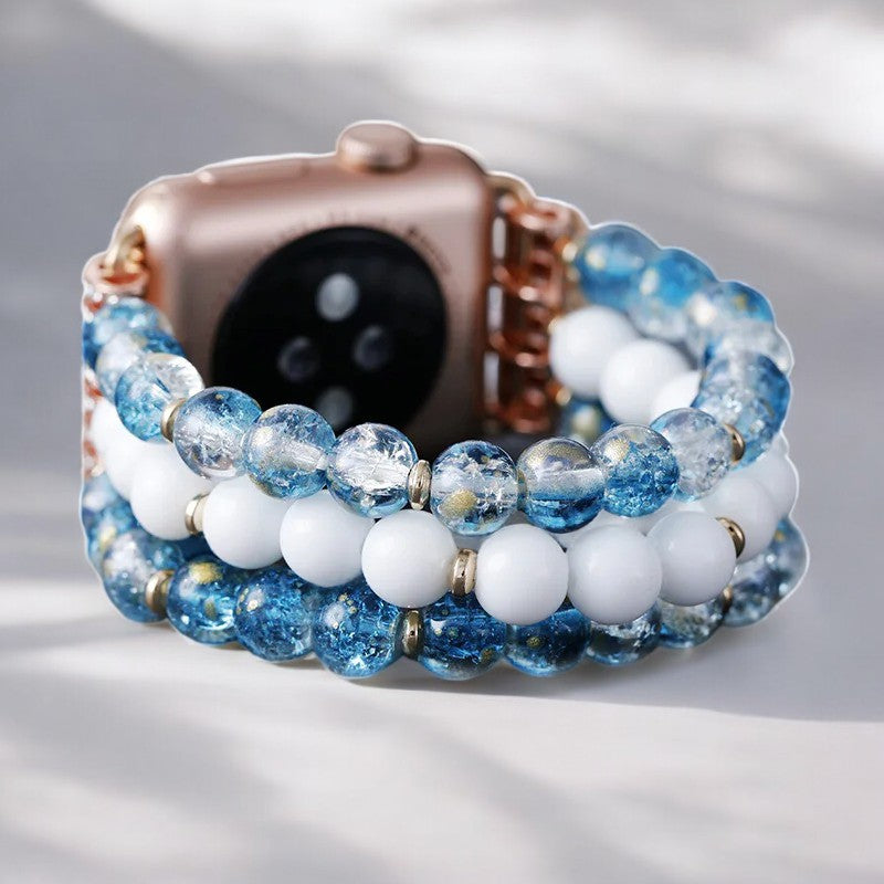 Crystal Jade Frost Stretch Watch Strap