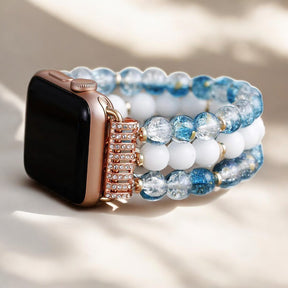 Crystal Jade Frost Stretch Watch Strap