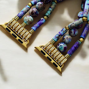 Correa elástica Periwinkle Jasper para Apple Watch