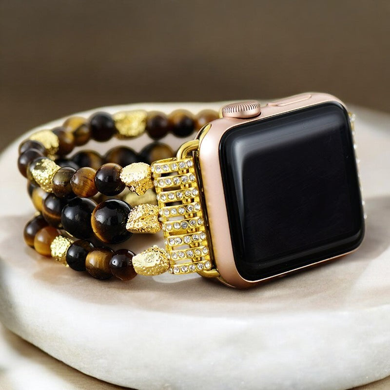 Correa Tiger Eye Gleam Stretch Apple Watch