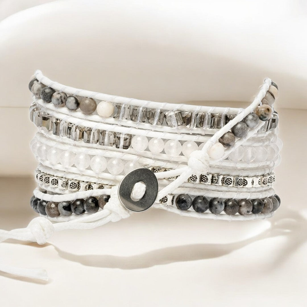 White Labradorite Apple Watch Strap