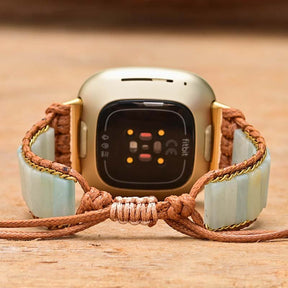 Amazonite Protection Fitbit Versa 2 Watch Strap - Cape Diablo