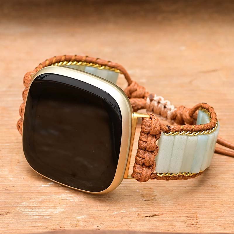 Amazonite Protection Fitbit Versa 3 / Sense Watch Strap - Cape Diablo