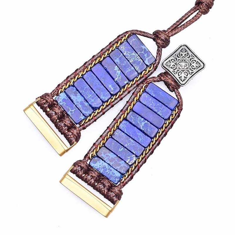 Azure Lapis Lazuli Fitbit Versa 2 Watch Strap - Cape Diablo