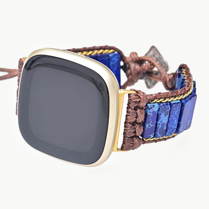 Azure Lapis Lazuli Fitbit Versa 2 Watch Strap - Cape Diablo