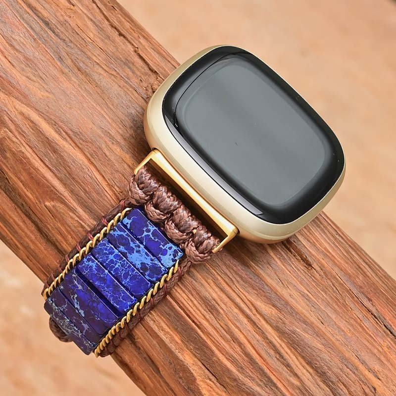 Azure Lapis Lazuli Fitbit Versa 2 Watch Strap - Cape Diablo