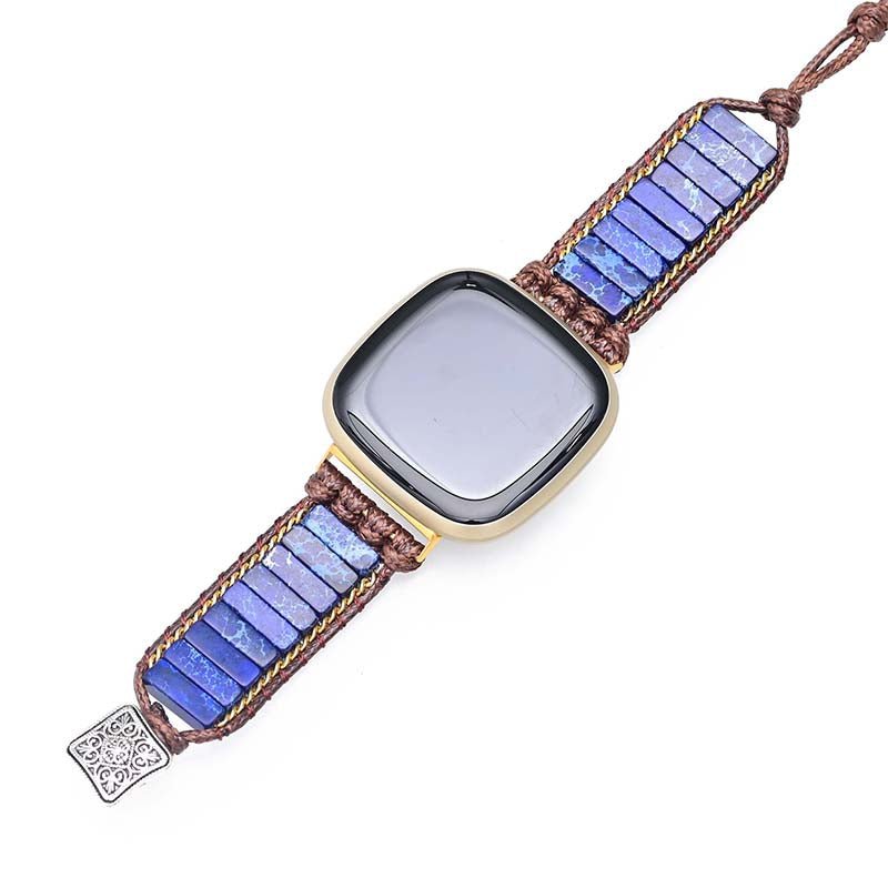 Azure Lapis Lazuli Fitbit Versa 3 / Sense Watch Strap - Cape Diablo