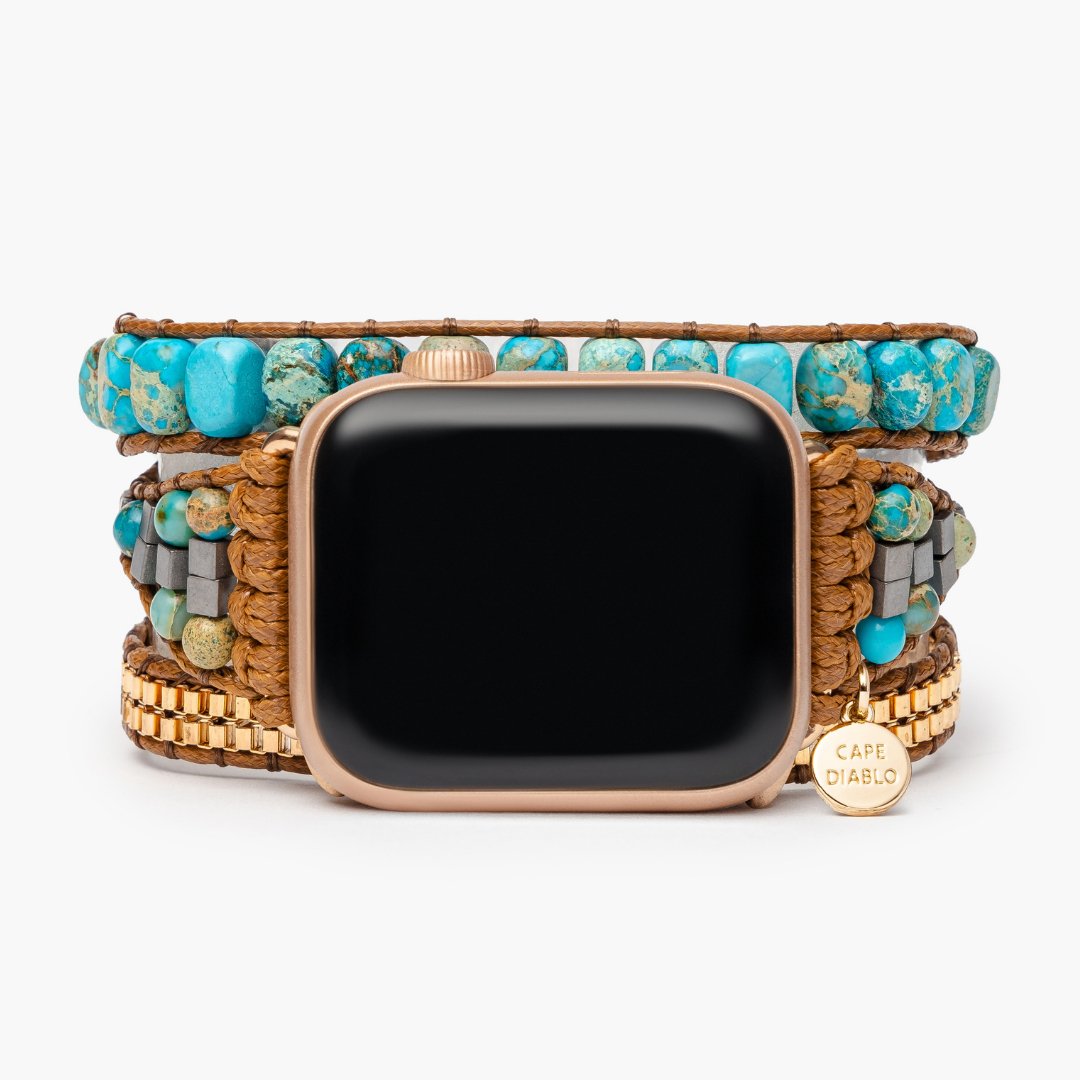 Bonny Turquoise Apple Watch Strap - Cape Diablo