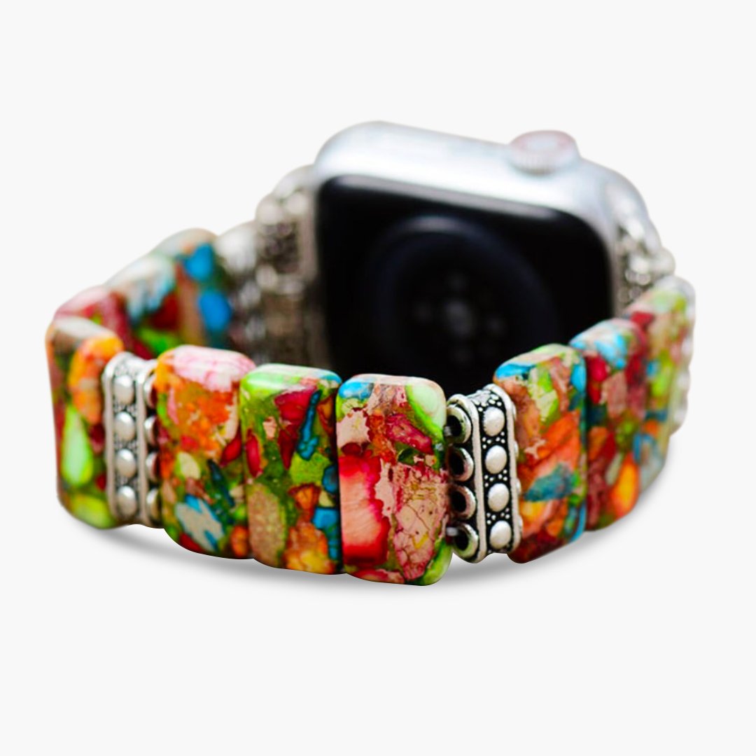 Chic Flower Stretch Apple Watch Strap - Cape Diablo