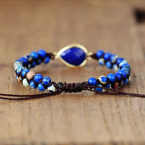 Dainty Lapis Lazuli Energy Bracelet - Cape Diablo