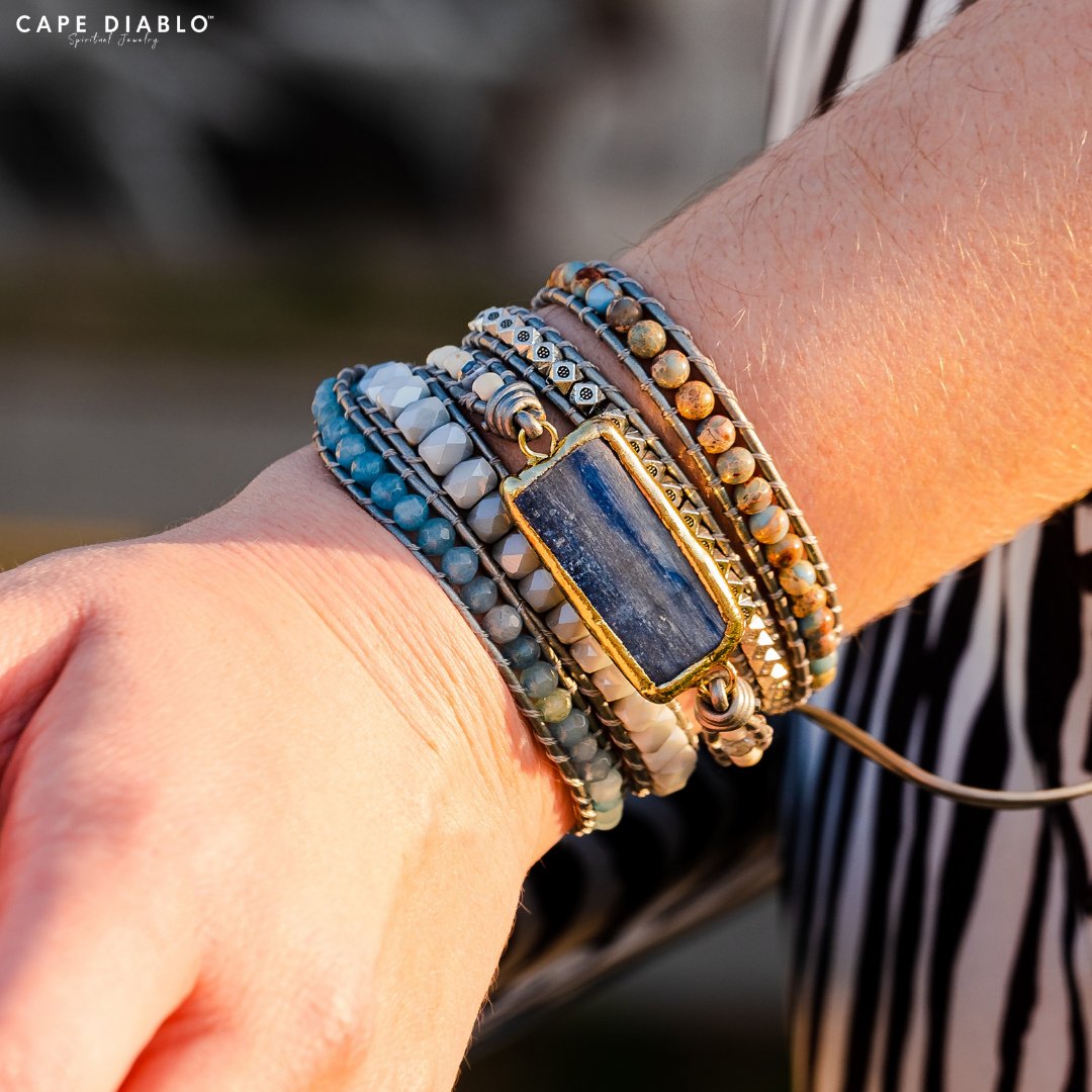Healing Topaz Wrap Bracelet - Cape Diablo