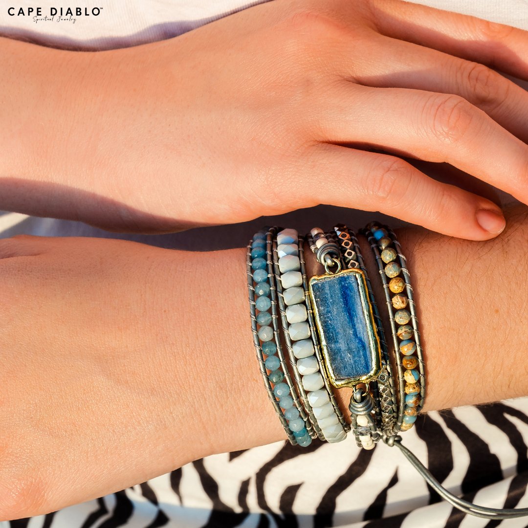 Healing Topaz Wrap Bracelet - Cape Diablo