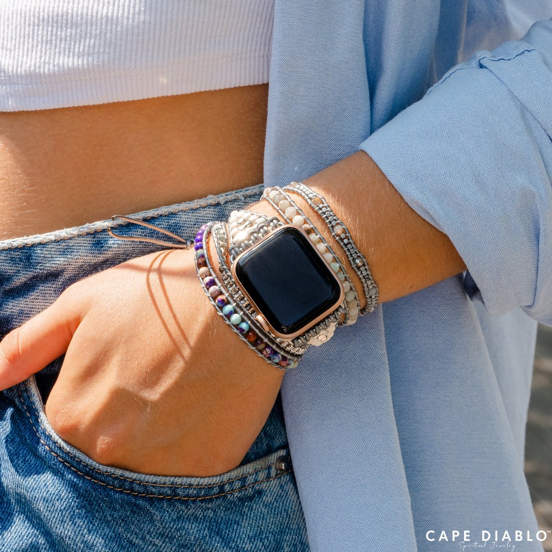 Healing Turquoise Protection Apple Watch Strap - Cape Diablo