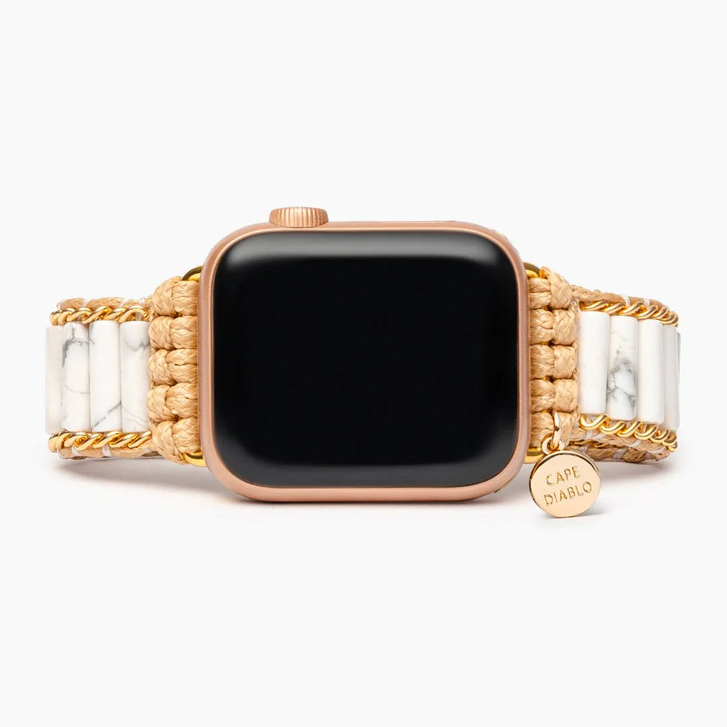 Heavenly Howlite Apple Watch Strap display picture 2