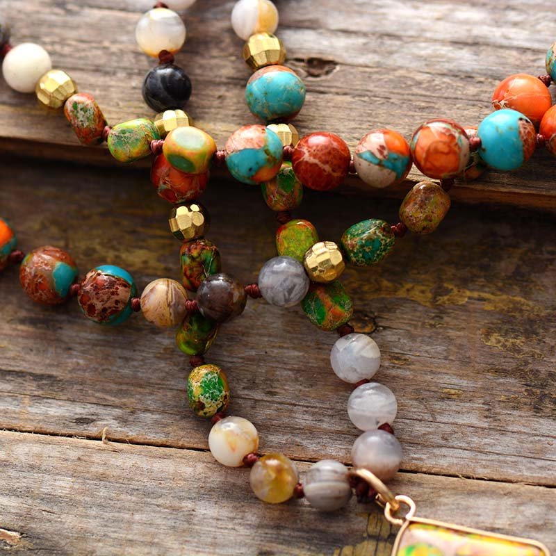 Intense Jasper Spiritual Necklace - Cape Diablo