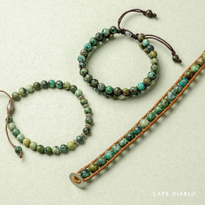 Men's African Turquoise Bracelet - Cape Diablo