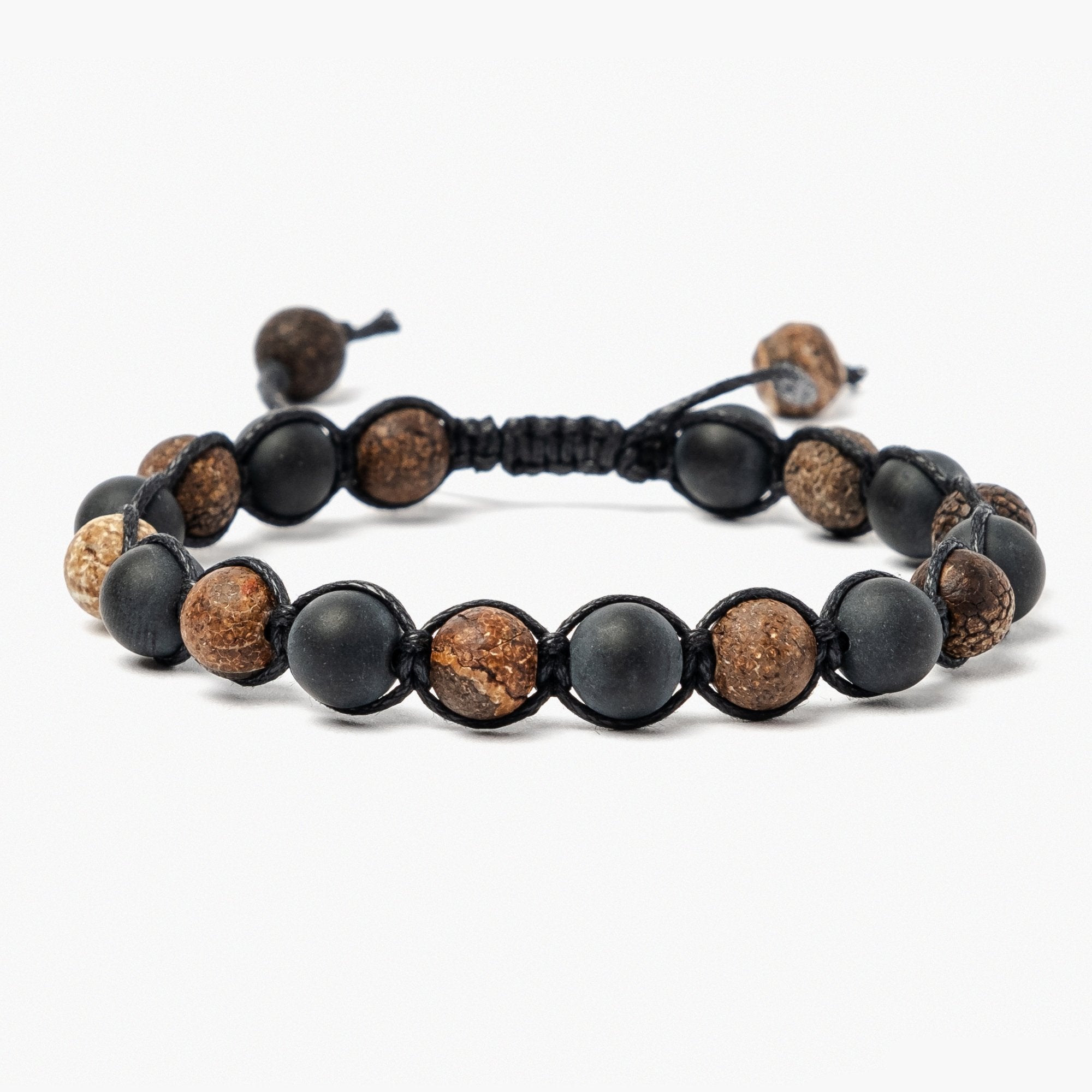 Men's Cracked Onyx Bracelet