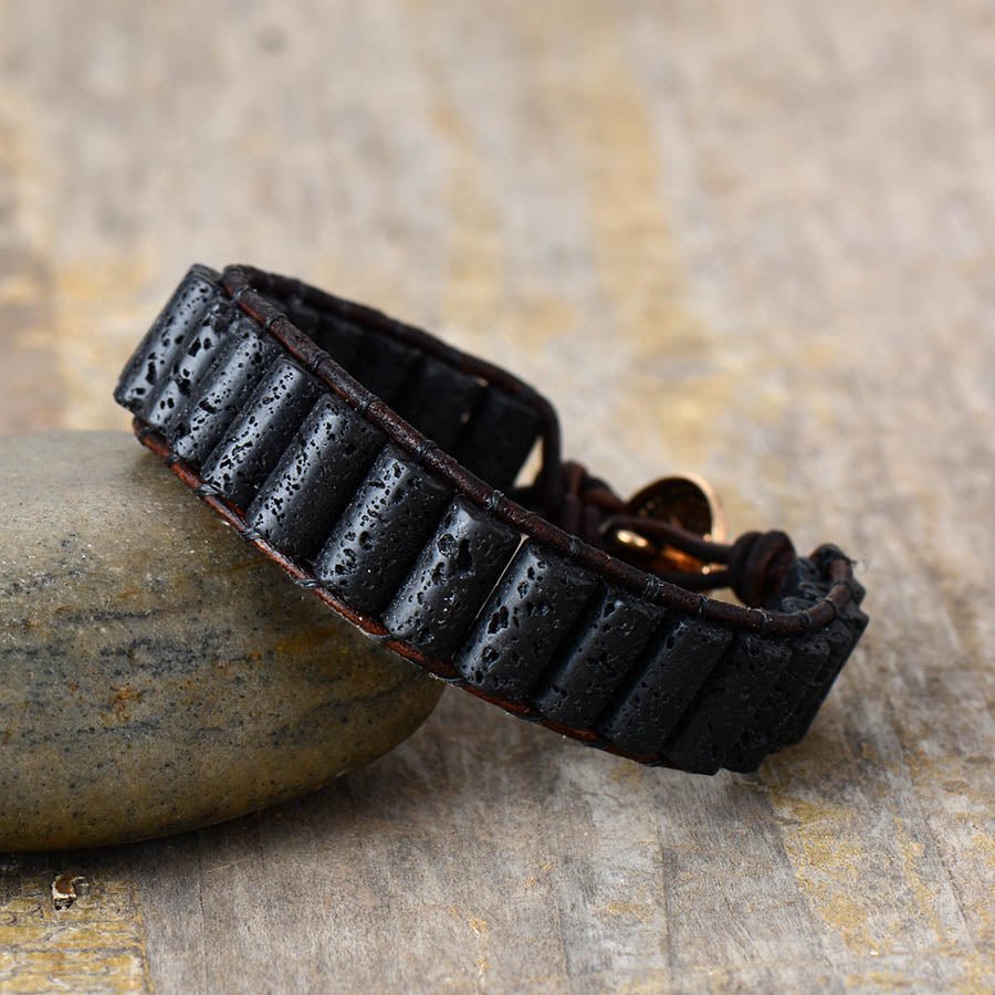 Men's Lava Stone Bracelet - Cape Diablo