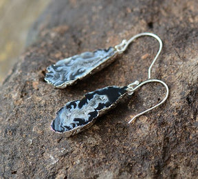Natural Agate Dangle Earrings - Cape Diablo