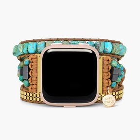Turquoise Calming Energy Fitbit Versa 3 / Sense Watch Strap - Cape Diablo