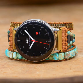 Turquoise Calming Energy Samsung Galaxy Watch Strap - Cape Diablo